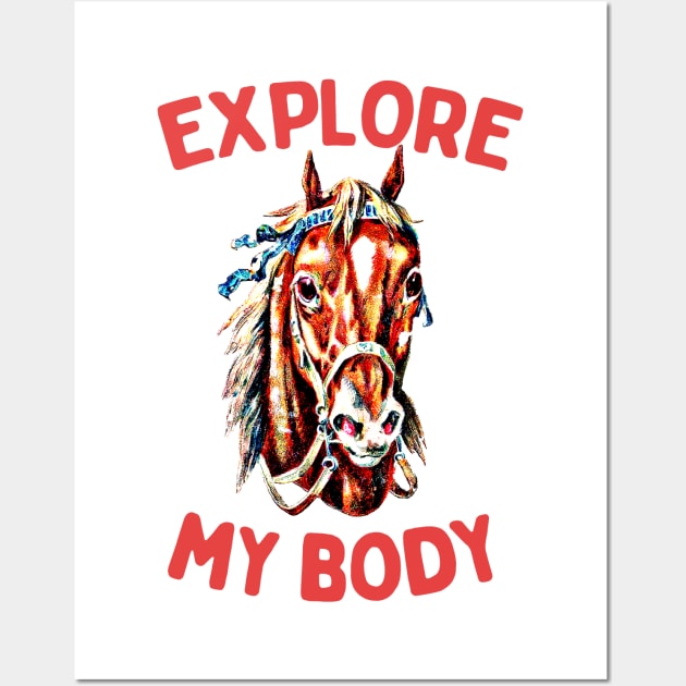 EXPLORE MY BODY Wall Art by DankFutura